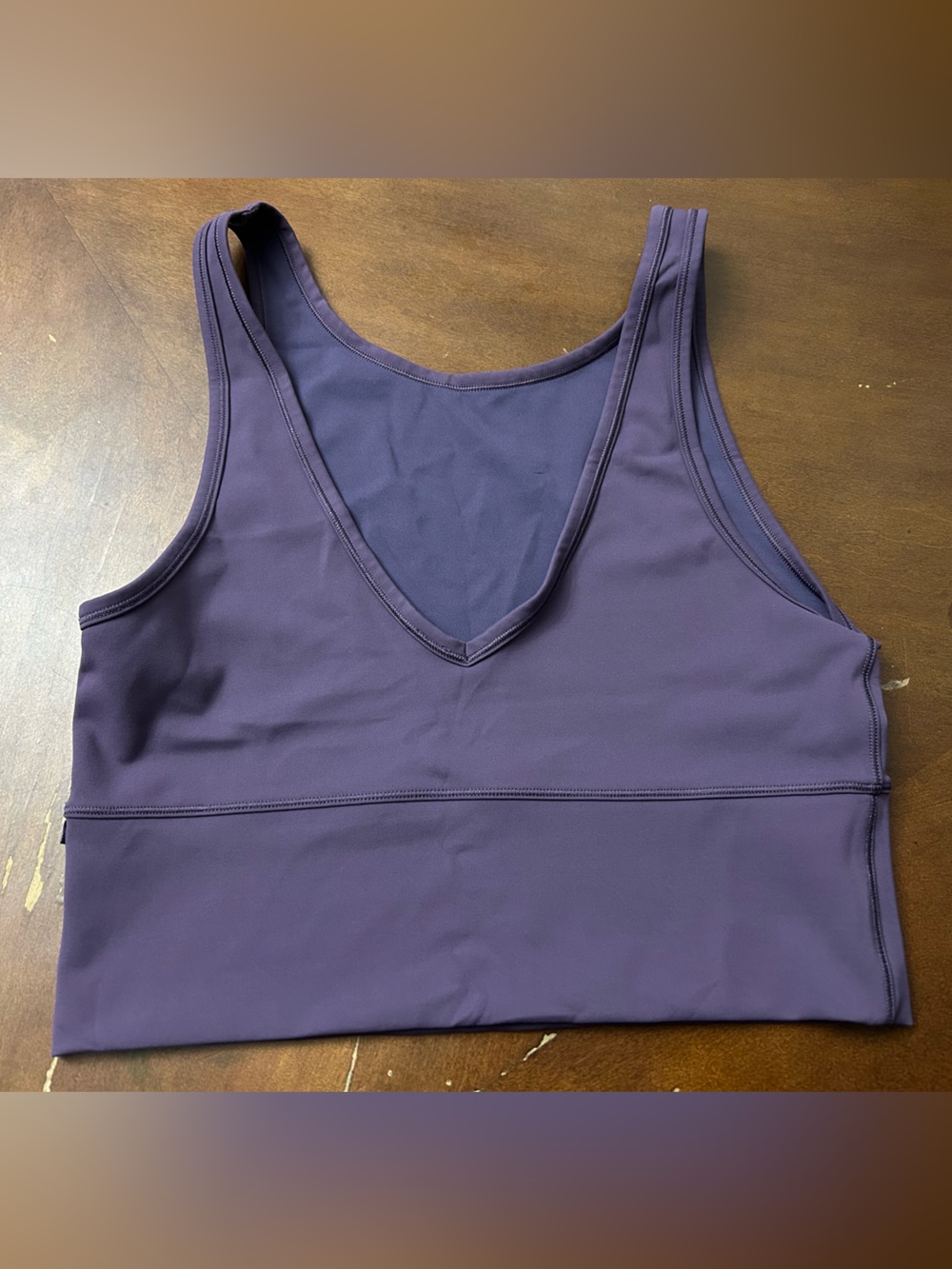 lululemon athletica sport bra Deep Purple V-Neck